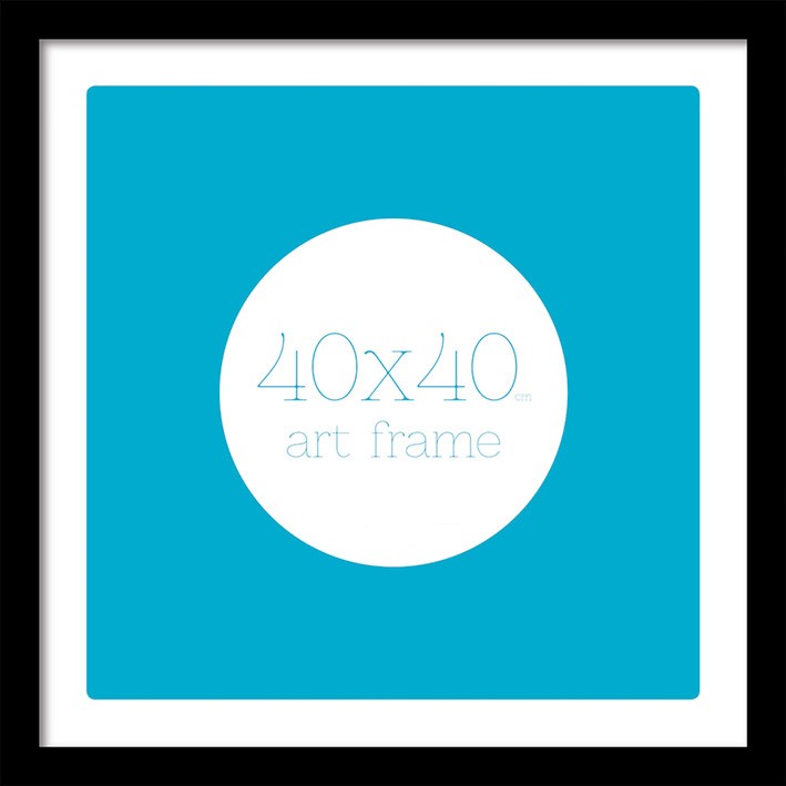 40x40cm Art Frame Black